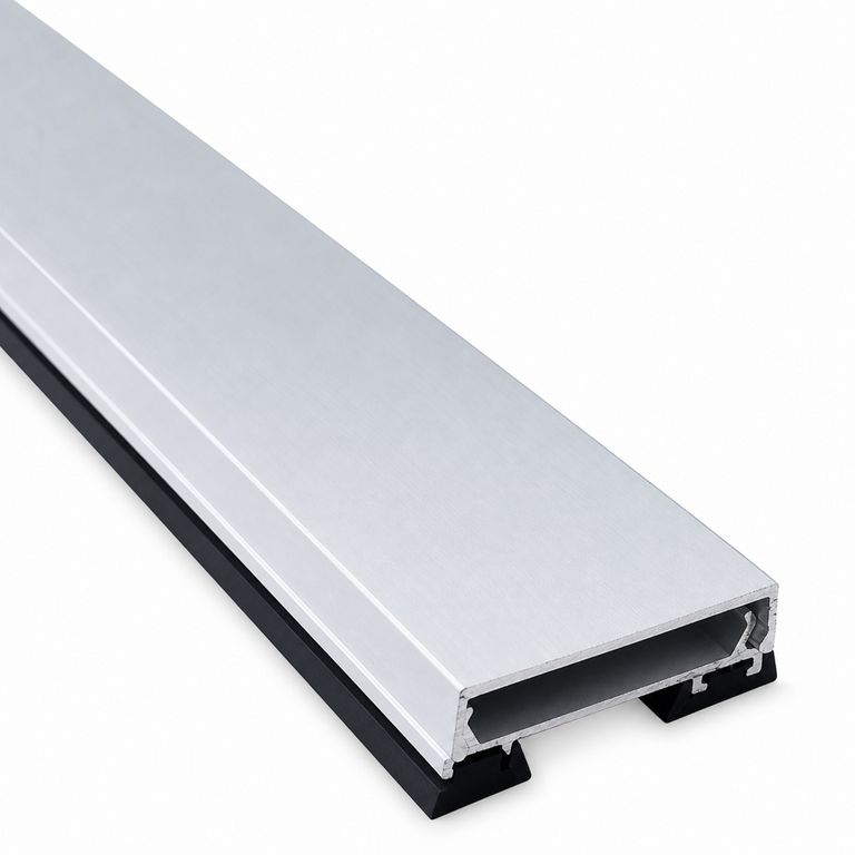 Perfil Policarbonato Compacto Liso 3.2 cm 6x302 cm Aluminio