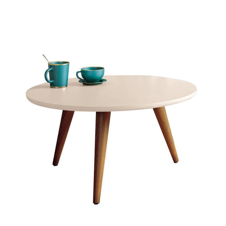 Mesa de Centro Alba Off White 60x60x31.5 cm