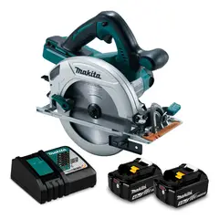 MAKITA - Kit Sierra Circular 71/4"18V Inalambrica 1 Bateria 4,0Ah+1 Baeria 5,0Ah + Cargador