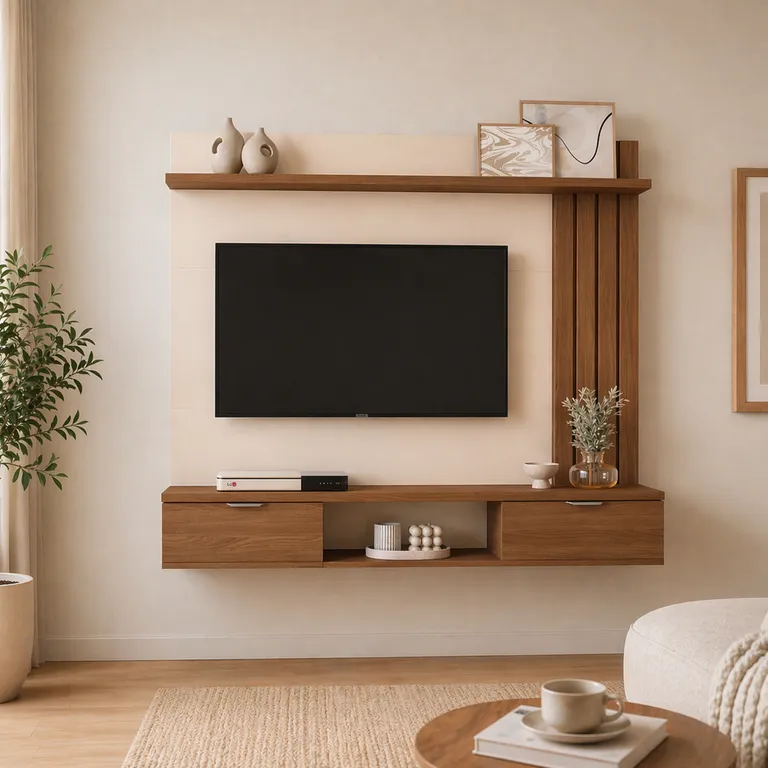 Home Panel 55 " Monaco Café/Beige 160x135x30.5 cm