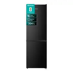 HISENSE - Refrigerador Bottom Freezer No Frost 304 Litros Negro RB3N300NMDA