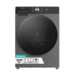 HISENSE - Lavadora-Secadora 12/8 kg Inox WD3S1243BT1