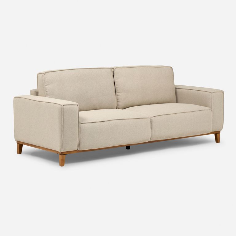 Sofá 3,5 cuerpos Mombasa 232x89x95 cm Beige