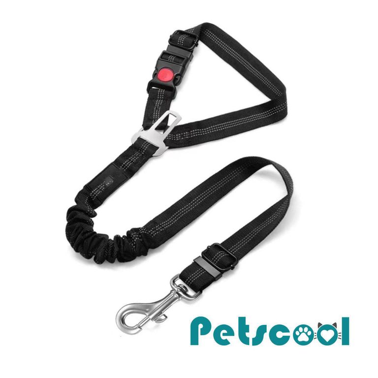 Cinturón de Seguridad Perro multi tamaño Reflectante 4 en 1