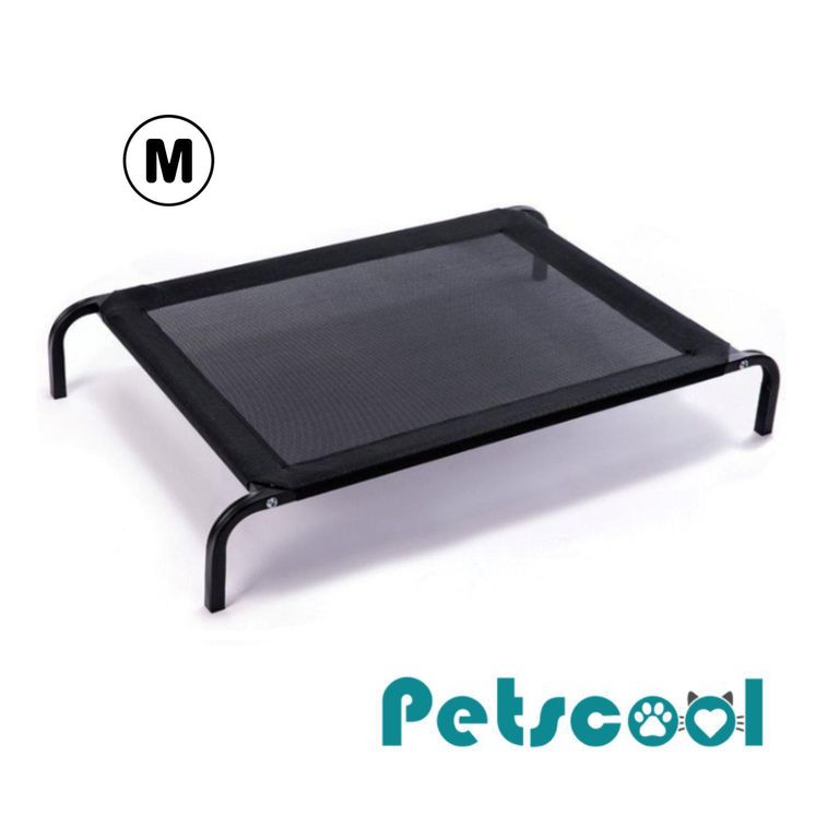 Cama elevada para Perro 20x60x92 cm Negro