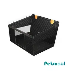 GENERICO - Silla Auto Negro Perro S- M impermeable