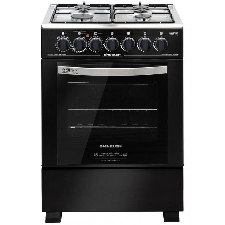 Cocina a Gas 4 Platos Negro CH-600NG