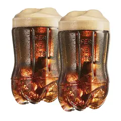 KW - Set 2 Vasos de Vidrio 650 ml Transparente