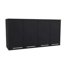 TUHOME - Mueble Superior Cocina 120 Bazagli 4 Puertas Wengue