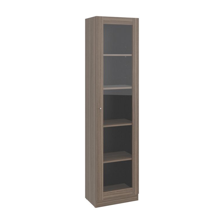 Estante Vitrina MDP 4 Nivel(es) 45x180.6x31.3 cm Avellana/Wengue