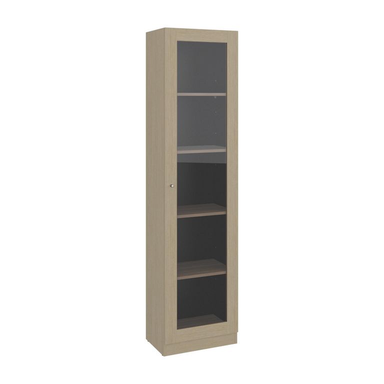 Estante Vitrina MDP 4 Nivel(es) 45x180.6x31.3 cm Cartagena/Wengue