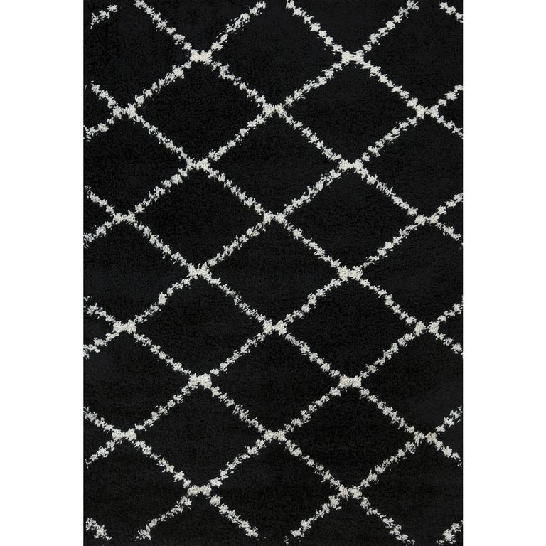 Alfombra 150x200 cm Polipropileno Negro