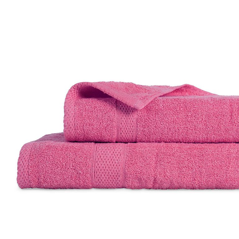 Set de Toallas 400 gr Algodón 68x137 cm Fucsia