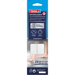 TESA - Tiras Antideslizante baño 50mm x 230mm 6 tiras