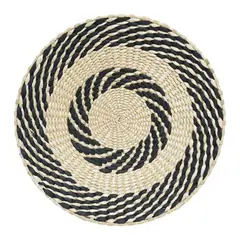RONDA - Plato deco pared natural negro