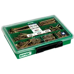 SPAX AMERICAN SCREW - Pack Tornillos Madera Madera 5 cm 0.6 mm 245 unidad(es)