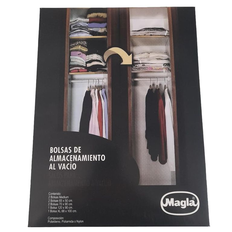 Pack 8 Bolsas al Vacio 40x60x0.1 cm Transparente