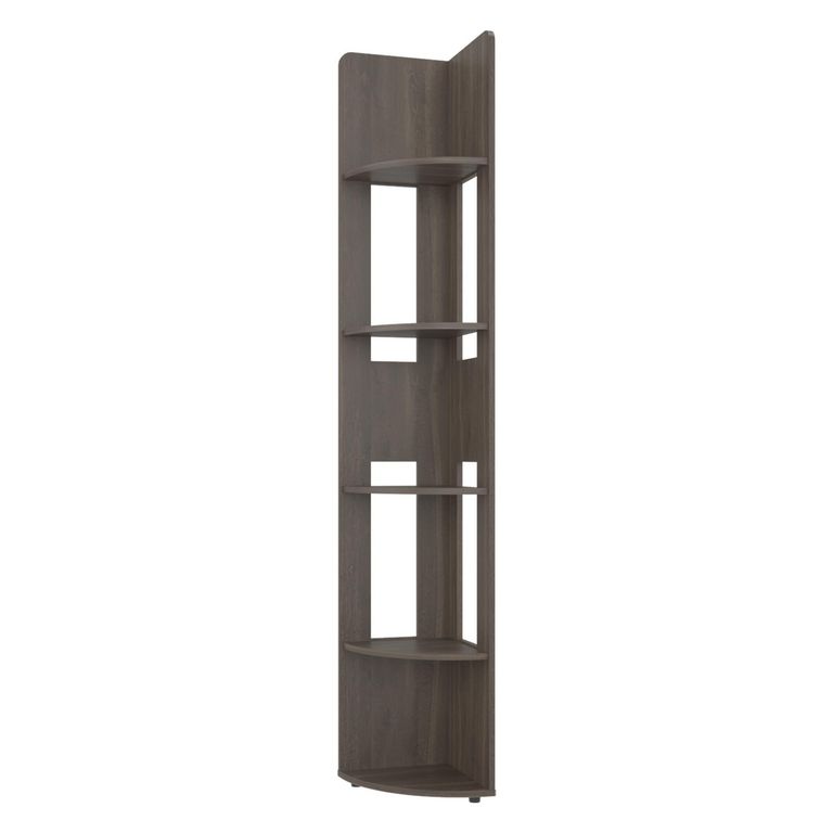 Estante esquinero MDP 4 Nivel(es) 34x7x182 cm Milan/Blanco