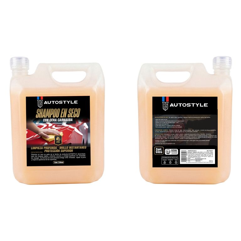 Shampoo en Seco con Carnauba 5 litros