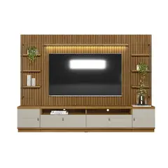 DI PORETTI - Home TV 75 " Ouro Café 268x198x41 cm
