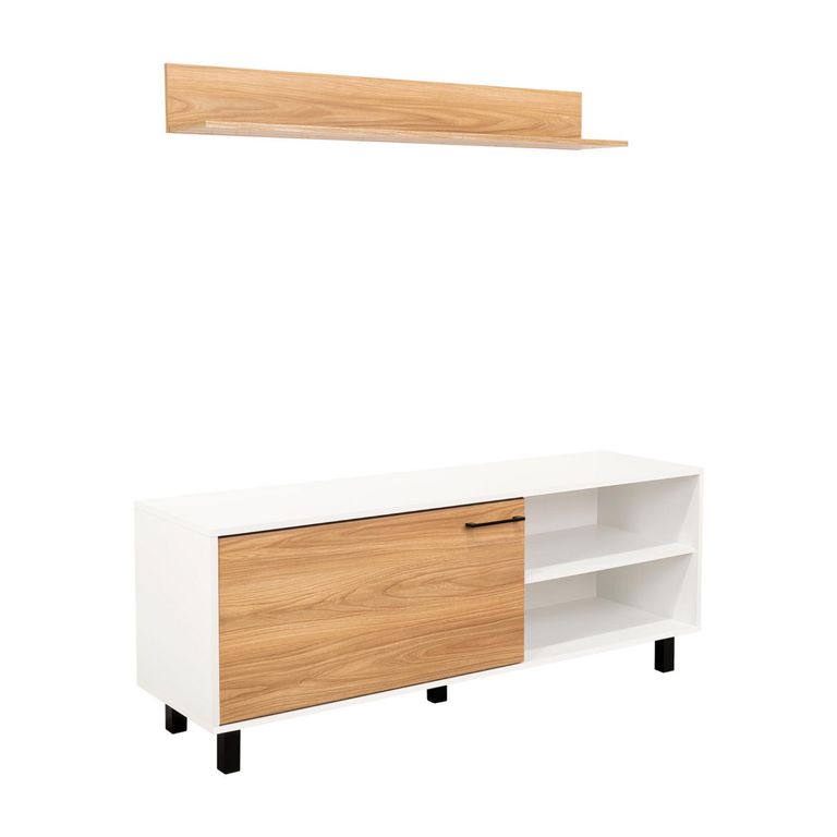 Rack TV 65 " Bryce Blanco/Fresno 140x53x40.3 cm