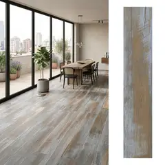 NEOX CERAMICA - Porcelanato 20x120 cm Denver Azul/Marrón 1.2 m2