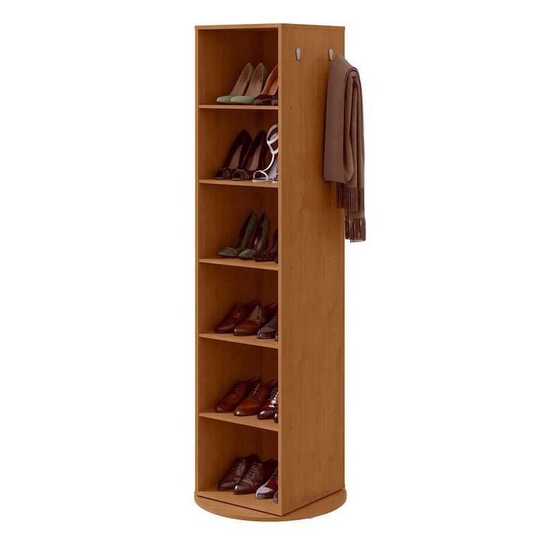Zapatera Multifuncional MDF 5 Nivel(es) 60x187x60 cm Café