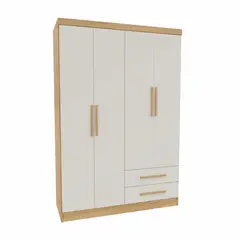 YARDAS - Clóset 4 Puerta(s) 2 Cajón(es) 2 Repisa(s) 120.6x180x46.8 cm Arena