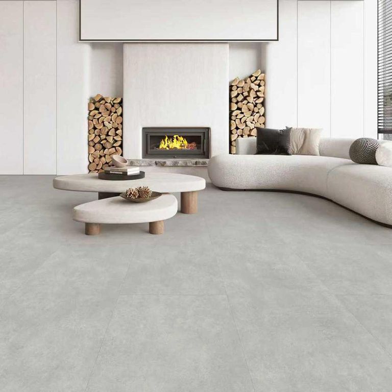 Piso Vinílico LVT 3 mm 45.72x91.44 cm Noruega Gris 2.93 m2