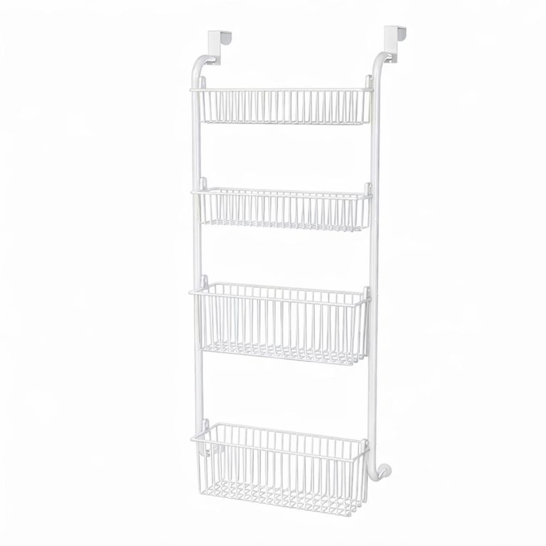 Organizador Colgante para Puerta 4 Niveles Metálico
