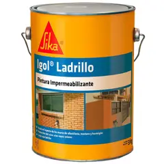 SIKA - Impermeabilizante para Muros de Ladrillo Semibrillante Rojo 3 kg