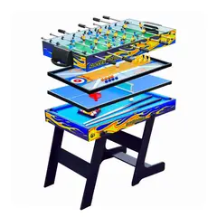 KIDSCOOL - Mesa Plegable 5 Juegos 60x120x81 cm