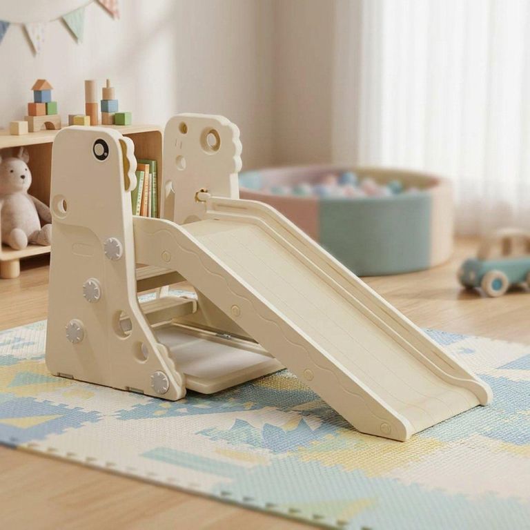 KIDSCOOL Resbalín Infantil Plegable 38x65x112 cm Crudo