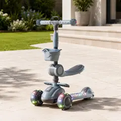 KIDSCOOL - Scooter con Asiento Gris Desde 18 meses