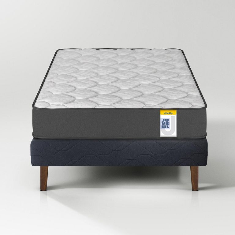 DRIMKIP Cama 1.5 plazas Europea Juvenil Negro
