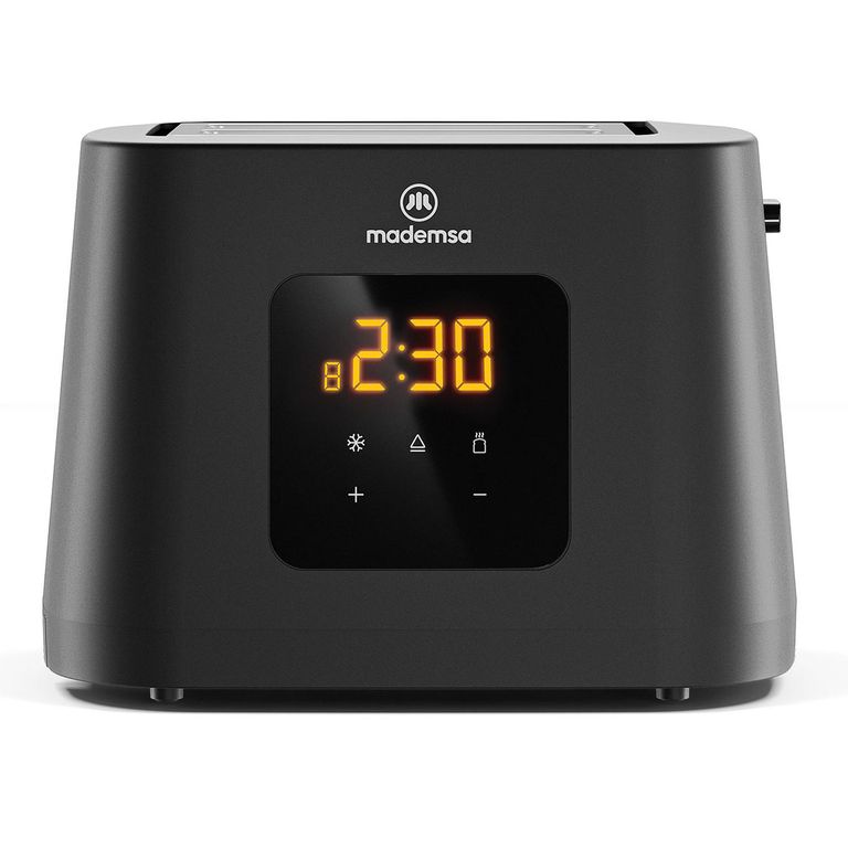 MADEMSA Tostador 2 Rebanadas Negro MTS60