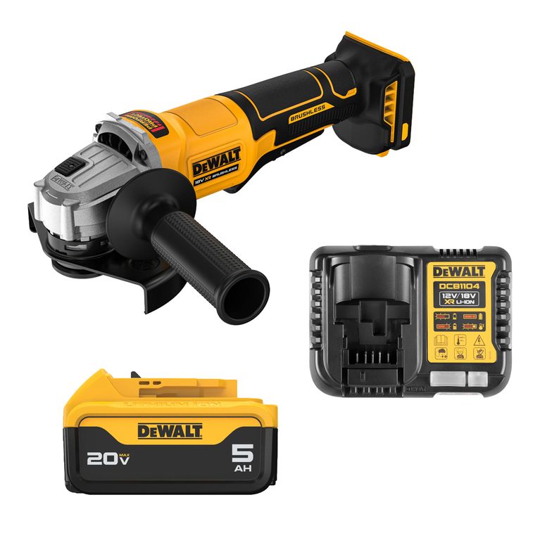 Kit Esmeril Brushless 20V + 2 Baterías y Cargador a $189.990