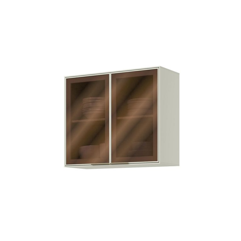 Mueble Cocina Aéreo 2P Vidrio 80 cm Fineze Arena