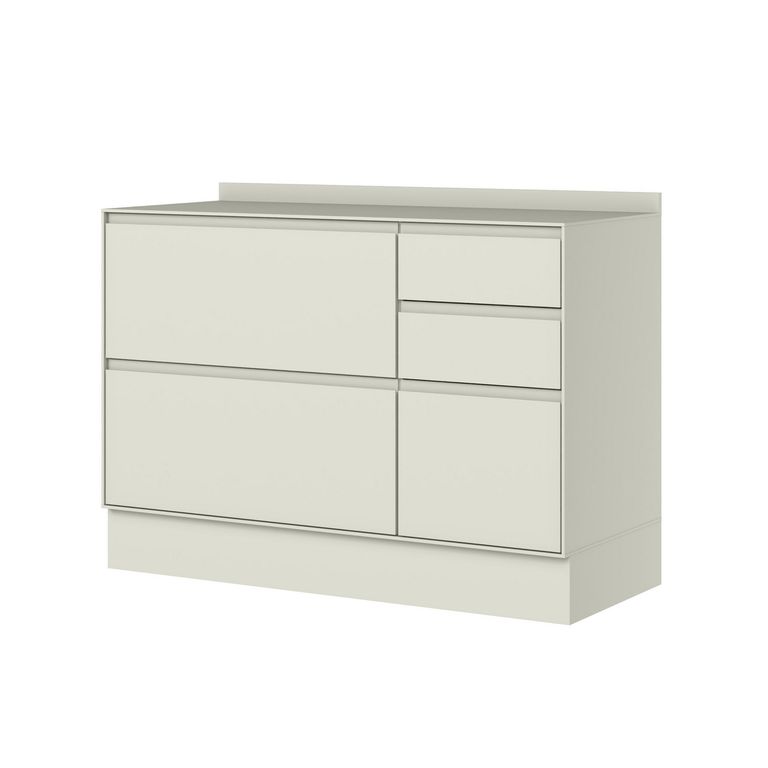 Mueble Cocina Base 1 Pta. 4 Caj. 120 cm Fineze Arena