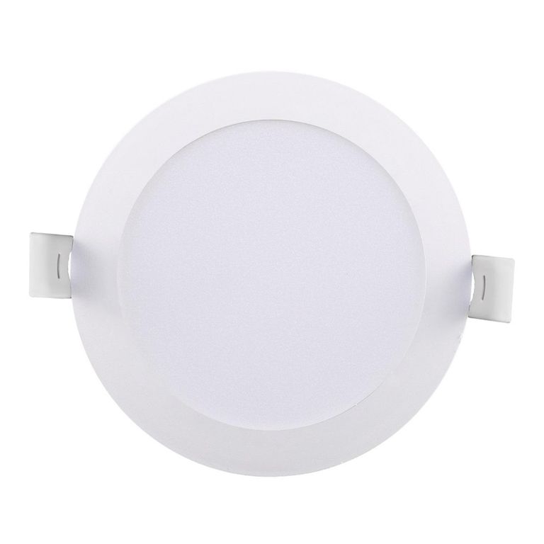 Panel Led Backlit Circular 6W 3CCT 3000K-4000K-6500K Empotrado Blanco D 12cm