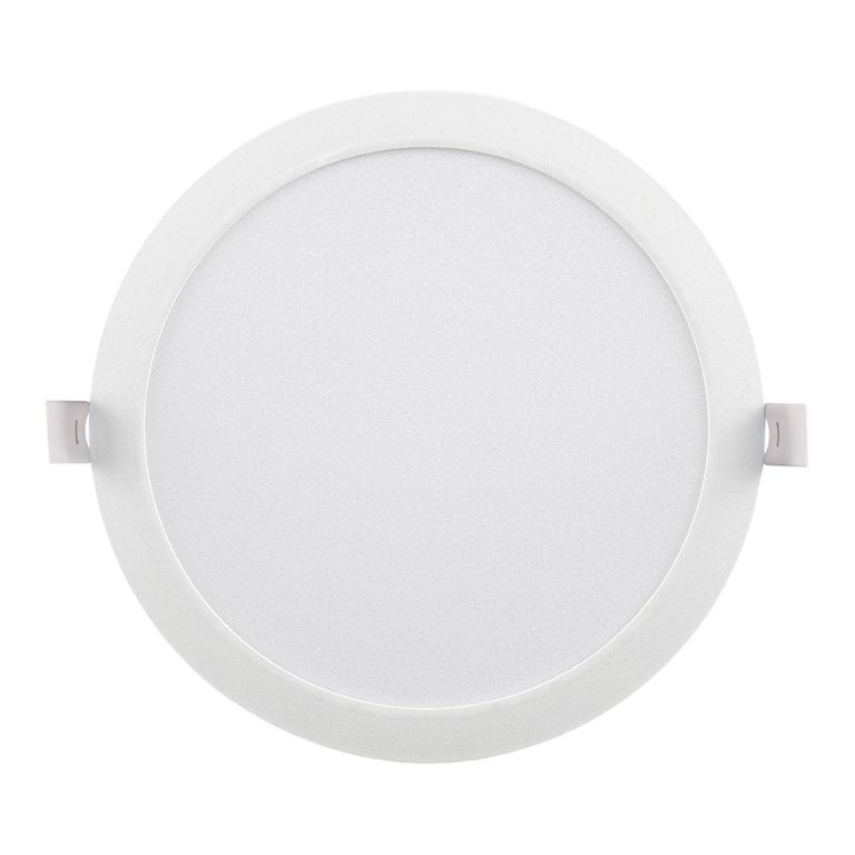 Panel Led Backlit Circular 12W 3CCT 3000K-4000K-6500K Empotrado Blanco D 16,5cm