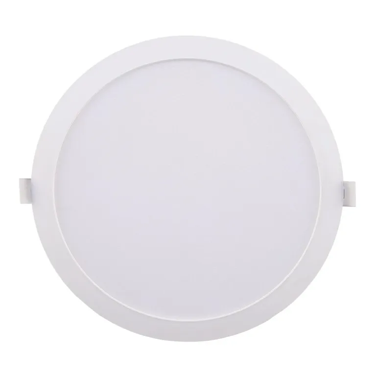 Panel Led Backlit Circular 18W 3CCT 3000K-4000K-6500K Empotrado Blanco D 22cm