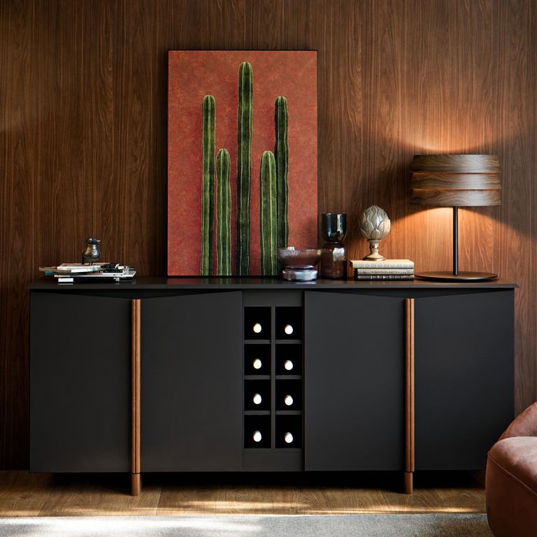 Buffet Sense Negro 183x38.5x79.5 cm