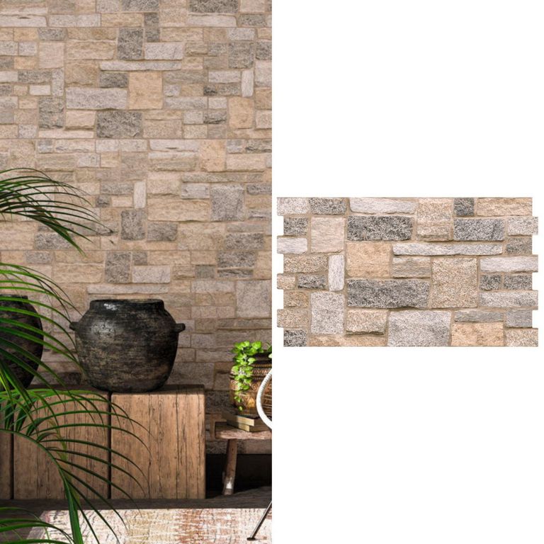 Cerámica 32x54 cm Rock beige, gris, variado 1.78 m2