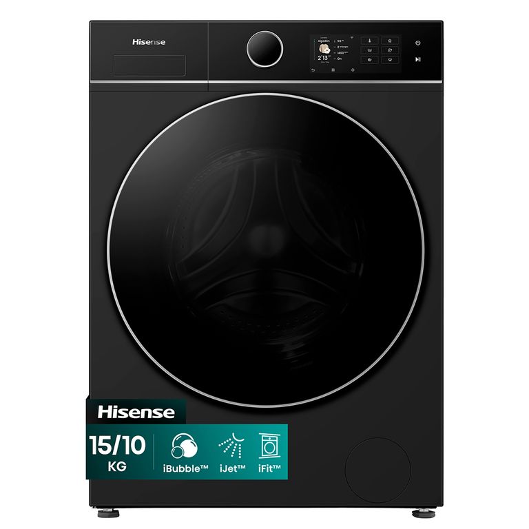 Lavadora-Secadora 15/10 kg Negro WD5I1545BB