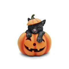 FRANK & MORTIS - Gatito en Calabaza Led