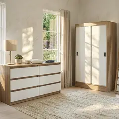 CIC - Combo Clóset + Cómoda Bicolor