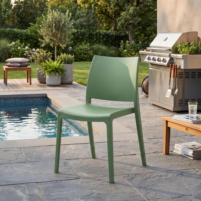 Silla Soho Verde 79x43x52 cm