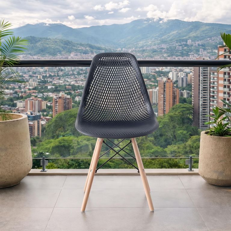 Silla Marcus Negro 82x46x57 cm