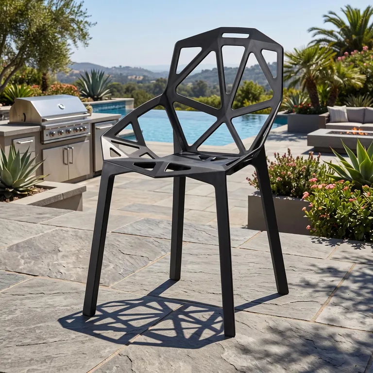 Silla Roxy Negro 81x52x62 cm